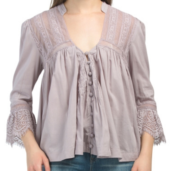 Free People Tops - Free People Esme  Button Down Blouse